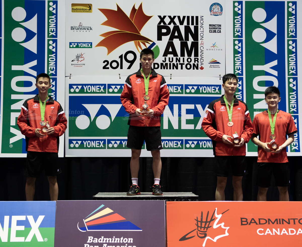 Pan Am Junior Players Shined in Canada Pan Am Junior 2019 Badminton
