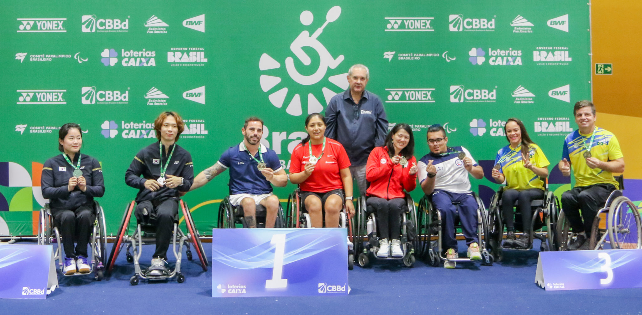 Para Badminton Winners in Brazil Badminton Pan America